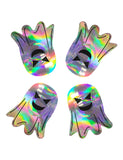 Halloween Ghost Laser Look Nipple Covers