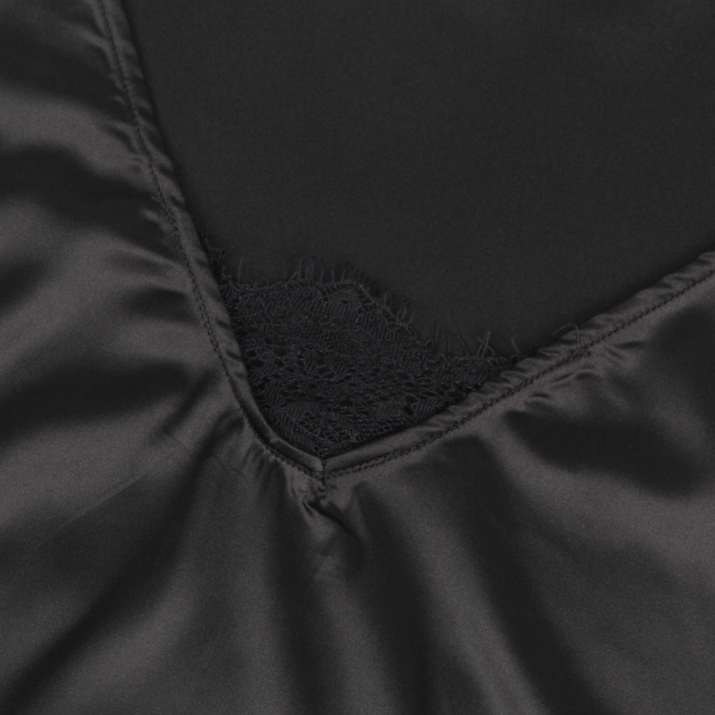 Sexy High-end Satin Lace Stitching Open Back Ladies Babydoll Egypt