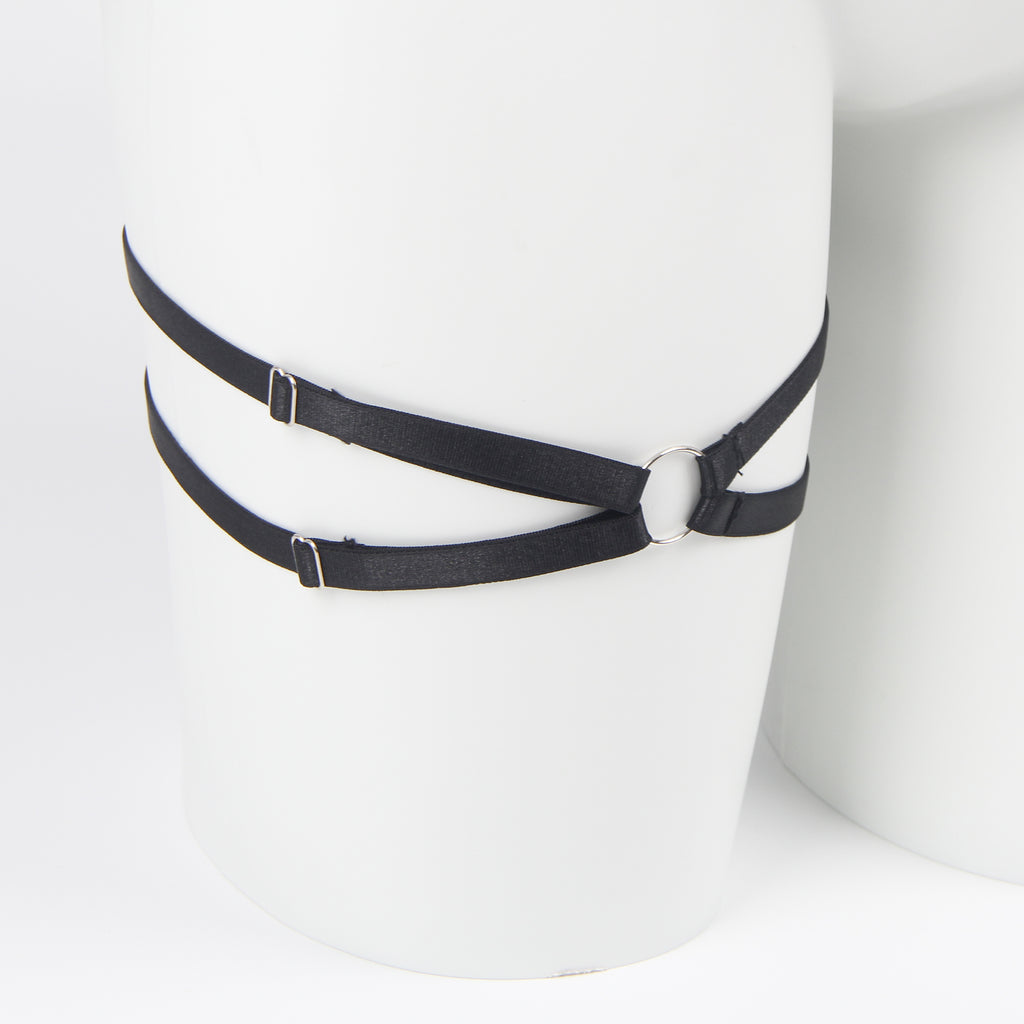 Openable Red & Black Bow Sexy Bra Set Egypt