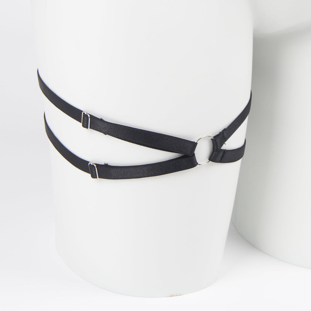 Openable Red & Black Bow Sexy Bra Egypt Set