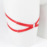 Openable Red & Black Bow Sexy Bra Egypt Set