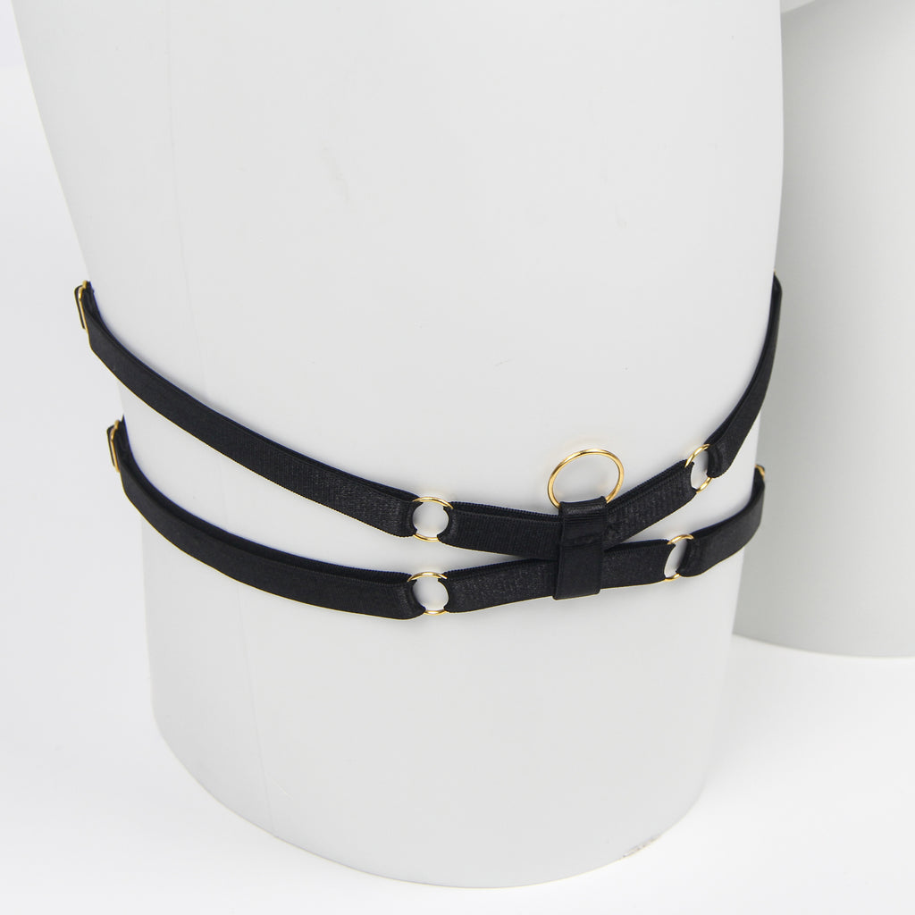 Sexy Leopard Print strappy Bra Set