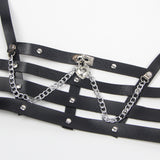 Punk All-match Trend Collar Belt Performance Jewelry Necklace