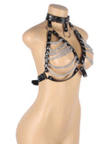 Punk All-match Trend Collar Belt Performance Jewelry Necklace