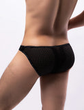 Black & White& Pink Breathable Mesh Sexy Men's Brief