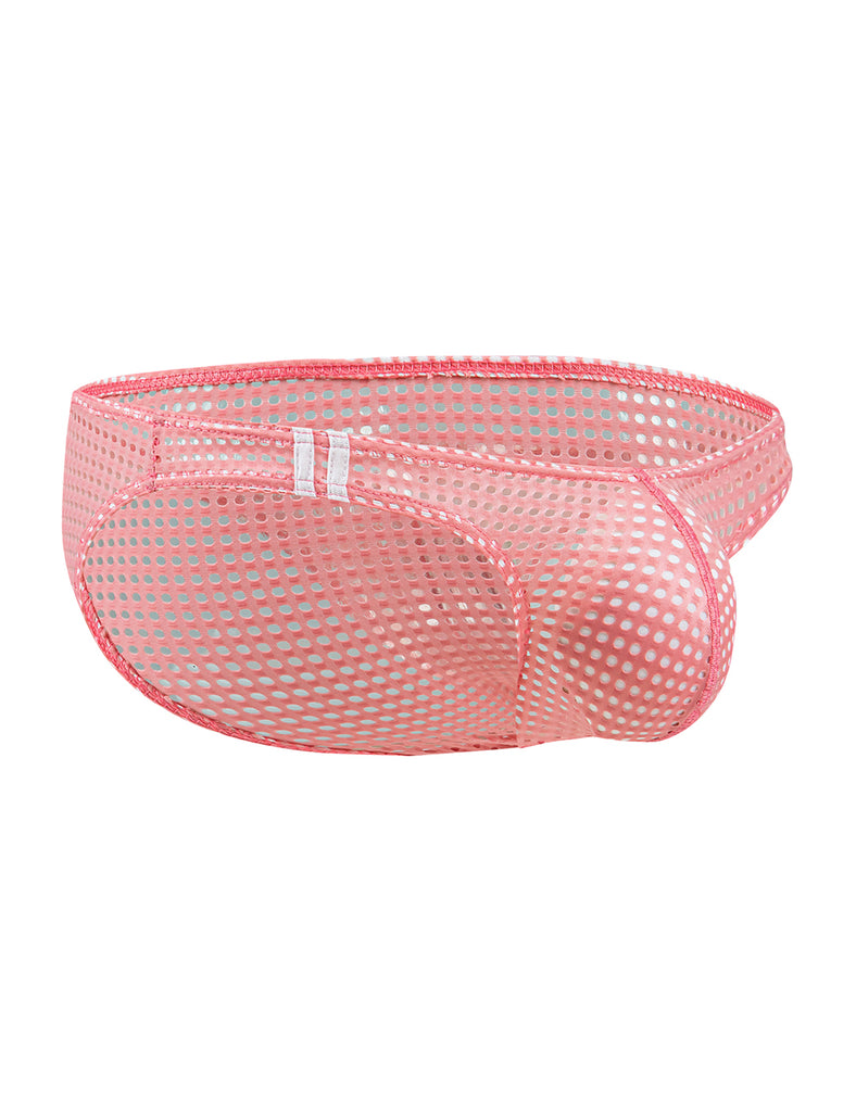 Black & White& Pink Breathable Mesh Sexy Men's Brief