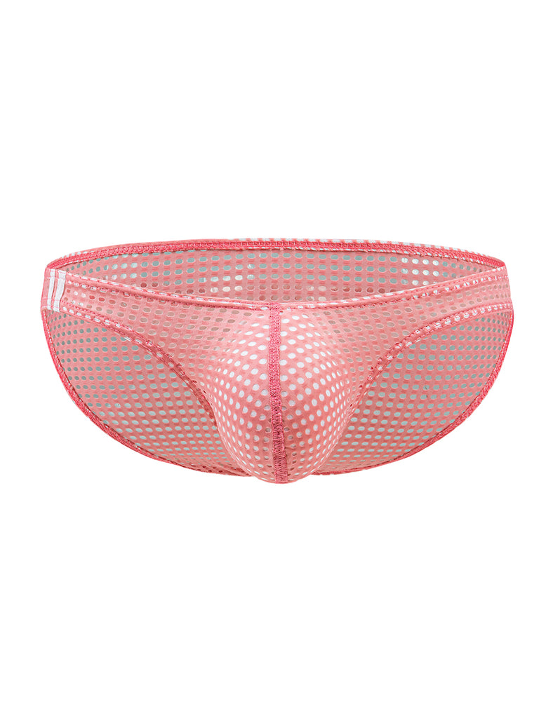 Black & White& Pink Breathable Mesh Sexy Men's Brief