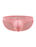 Black & White& Pink Breathable Mesh Sexy Men's Brief