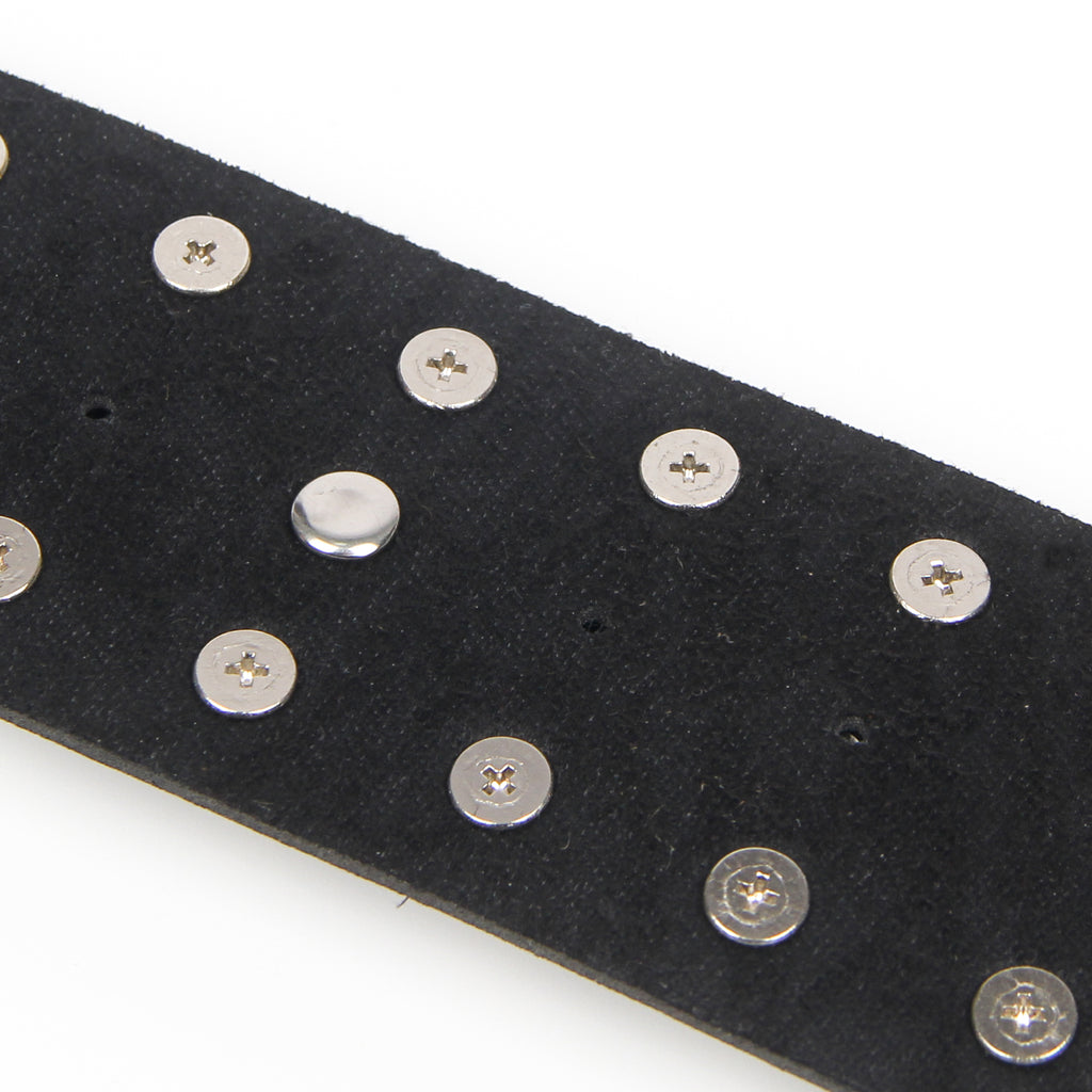 Black PU Punk Gothic Rivet Bracelet