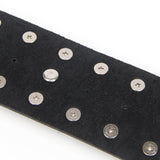 Black PU Punk Gothic Rivet Bracelet