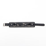 Black PU Punk Gothic Rivet Bracelet
