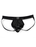 Gold & Black Sexy Leather Underwear for Man
