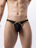Silver & Gold  Sexy Leather Underwear for Man