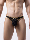 Silver & Gold  Sexy Leather Underwear for Man