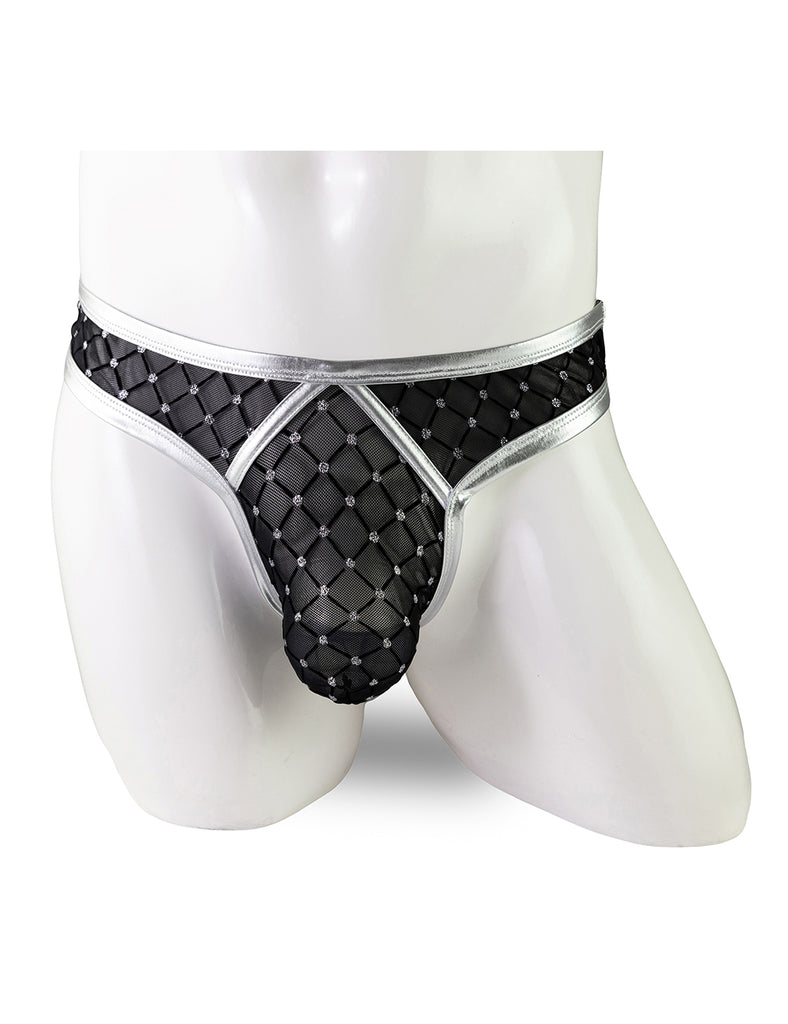 Silver & Gold  Sexy Leather Underwear for Man