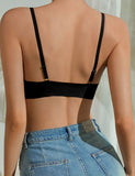 Front Closure Removable Pads Women Seamless Bra