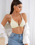 Front Closure Removable Pads Women Seamless Bra Egypt