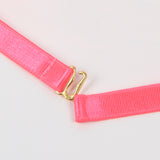 Sexy Hollow Cut Strappy Two-Color Splicing Bra Egypt Set