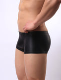 Black Leather Sexy Panty for Man
