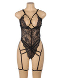 Black Sexy Lace See Through Police Egypt Cosplay Bondage Bodysuit Lingerie Egypt