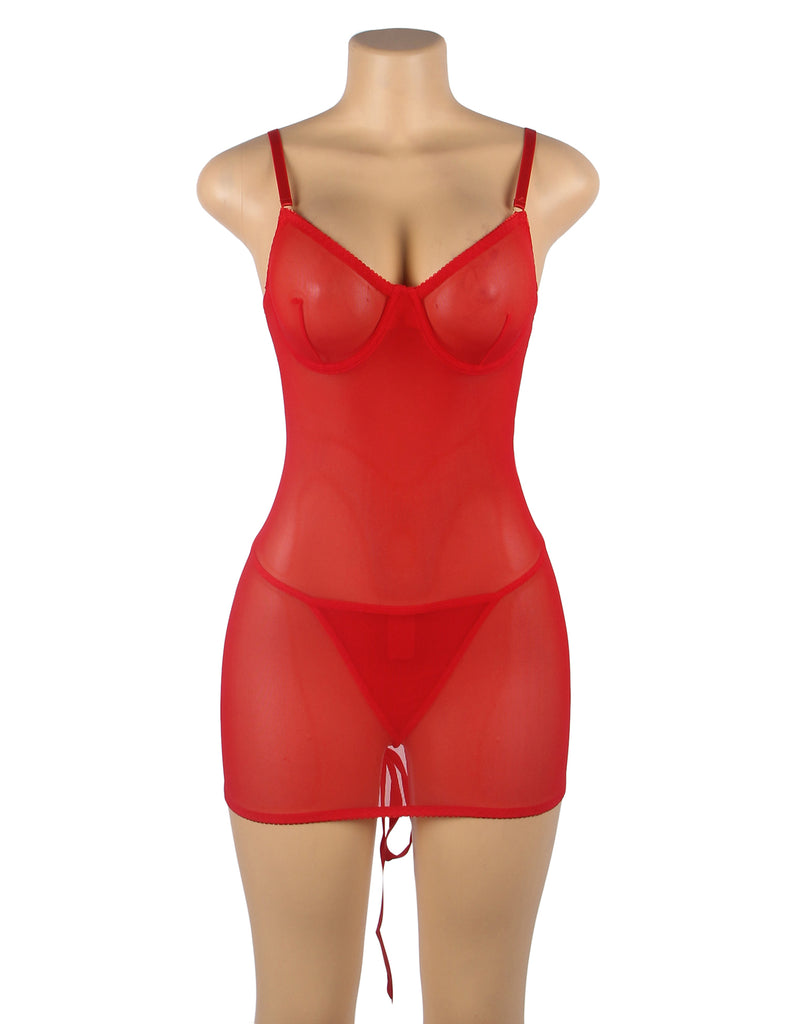 Sexy Mesh Strappy Lingerie Egypt With A Lace-Up Back