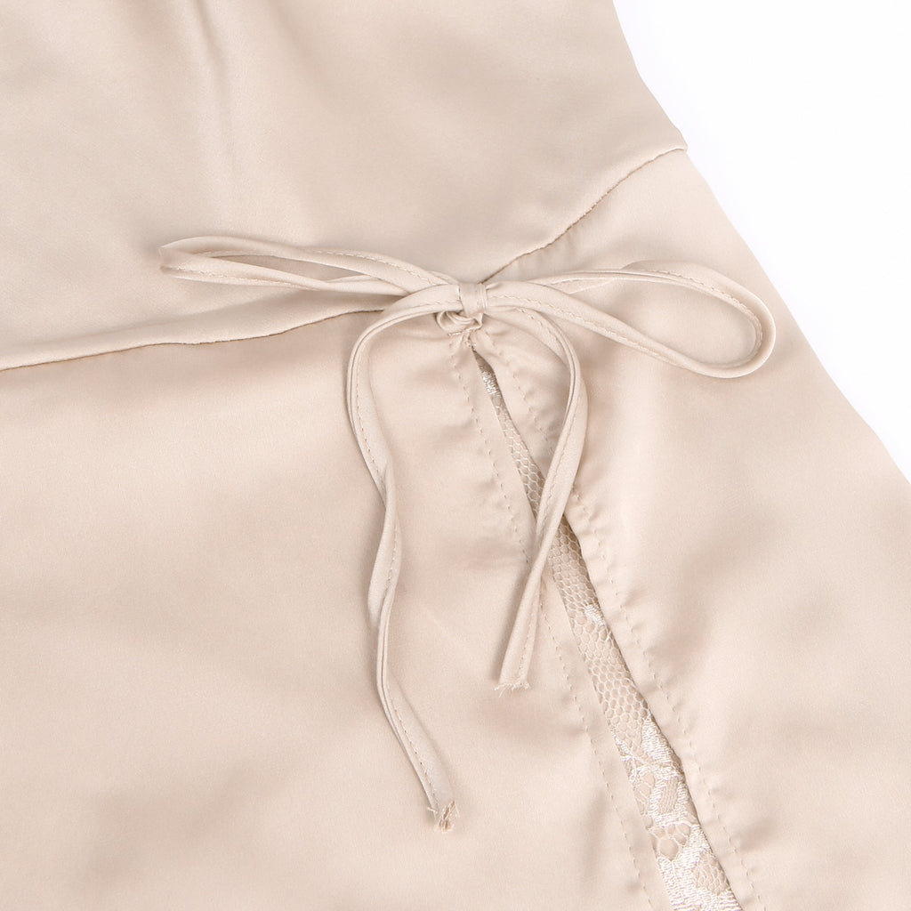 Sexy Split Backless Suspender Home Wear Nightdress Egypt