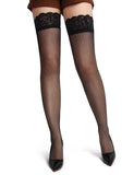 Black Thigh High Full Lace Stockings