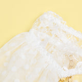 Sexy Lace Garter Bra Panty Egypt Set