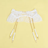 Sexy Lace Garter Bra Panty Egypt Set