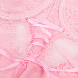 Lace Mesh Egypt Sexy Push Up Suspenders Nightdress
