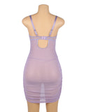 Lace Mesh Egypt Sexy Push Up Suspenders Nightdress