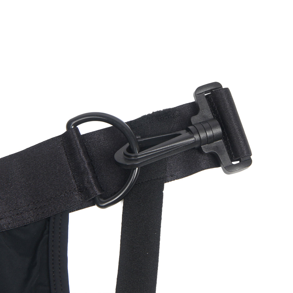 Black Ice Silk Long Sleeves Crop Top Sexy Men Lingerie Set