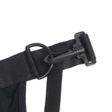 Black Ice Silk Long Sleeves Crop Top Sexy Men Lingerie Set