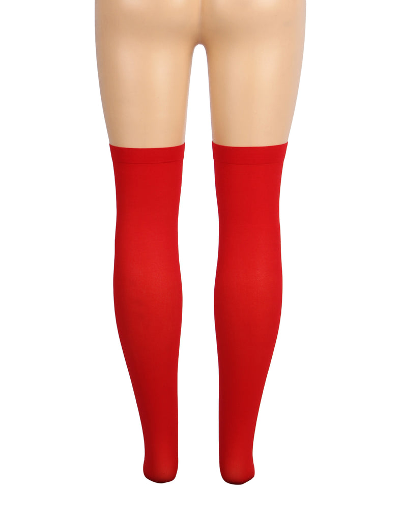 Red Christmas Print Mesh stockings Egypt