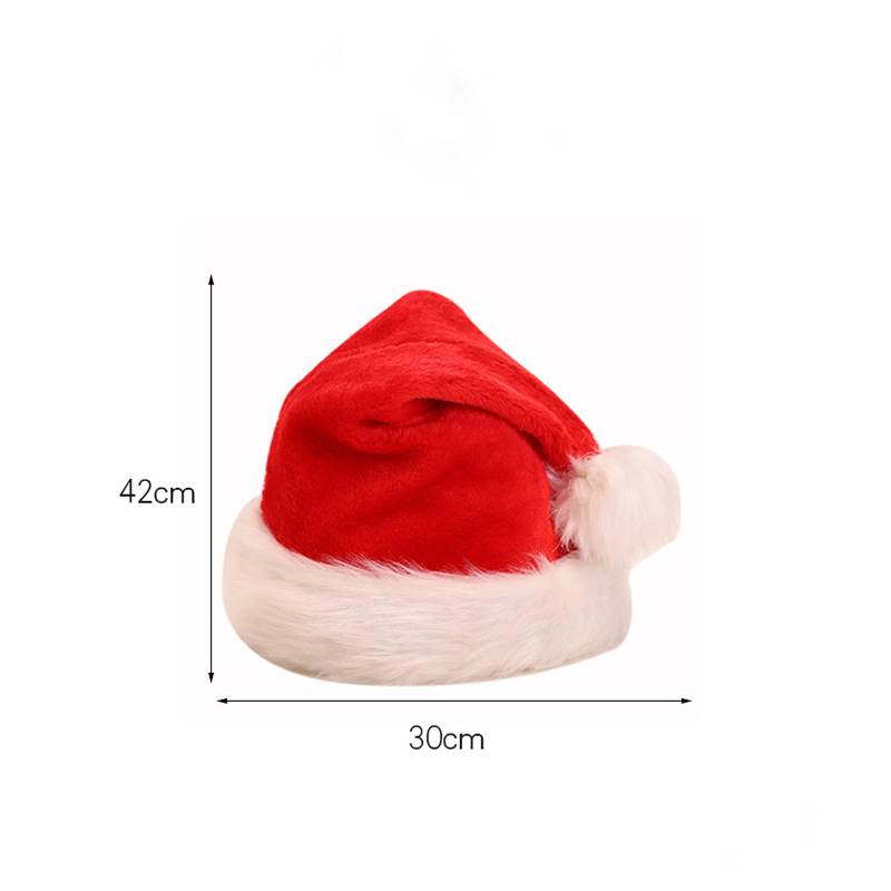 High Quality Plush Santa Hat