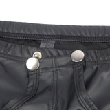 Black Sexy PU Leather Open Crotch Men Boxer Egypt