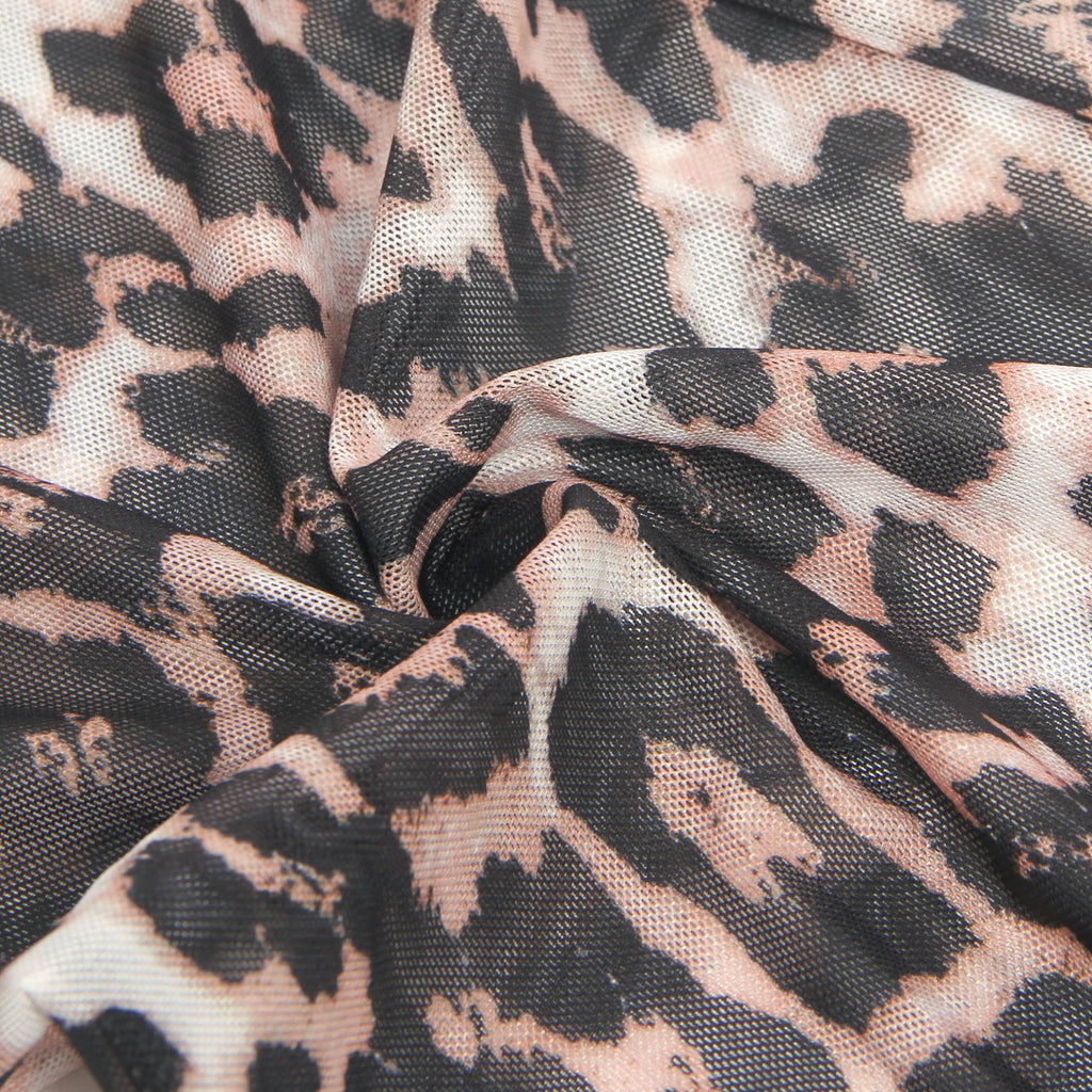 Sexy Leopard Egypt Lace Suspender Pajama Set