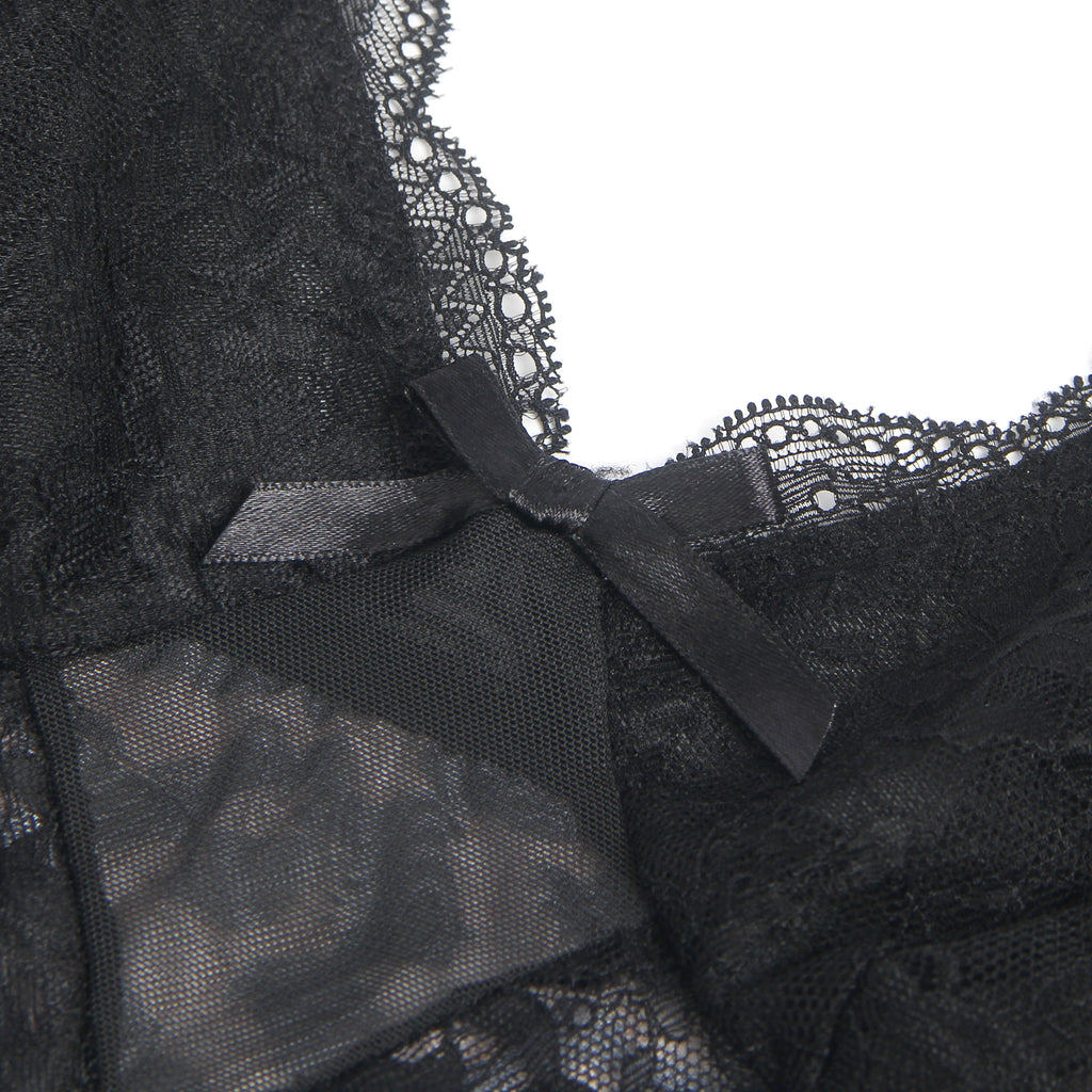 Sexy Leopard Egypt Lace Suspender Pajama Set