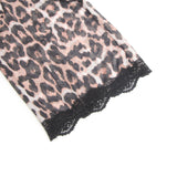 Sexy Leopard Egypt Lace Suspender Pajama Set