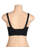 Sexy Egypt Crossover Mesh Jelly Stripe Soft Support Seamless Bra