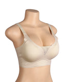 Sexy Egypt Crossover Mesh Jelly Stripe Soft Support Seamless Bra