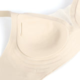 Sexy Egypt Crossover Mesh Jelly Stripe Soft Support Seamless Bra