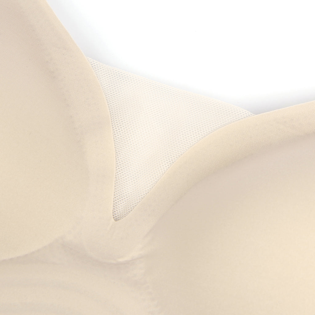 Sexy Egypt Crossover Mesh Jelly Stripe Soft Support Seamless Bra