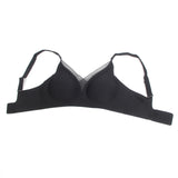 Sexy Crossover Mesh Jelly Stripe Soft Support Seamless Bra Egypt
