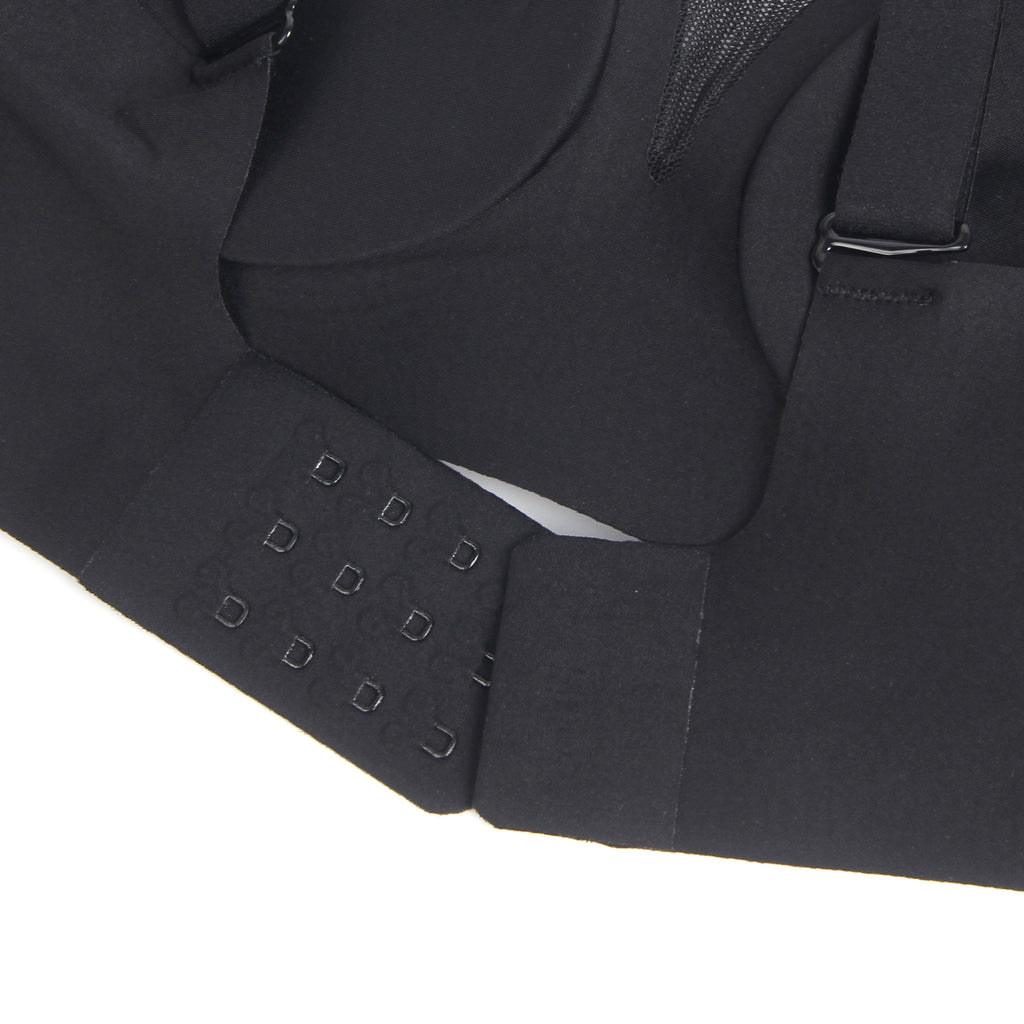 Sexy Crossover Mesh Jelly Stripe Soft Support Seamless Bra Egypt
