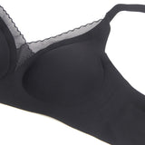 Sexy Crossover Mesh Jelly Stripe Soft Support Seamless Bra Egypt