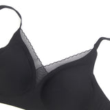Sexy Crossover Mesh Jelly Stripe Soft Support Seamless Bra Egypt
