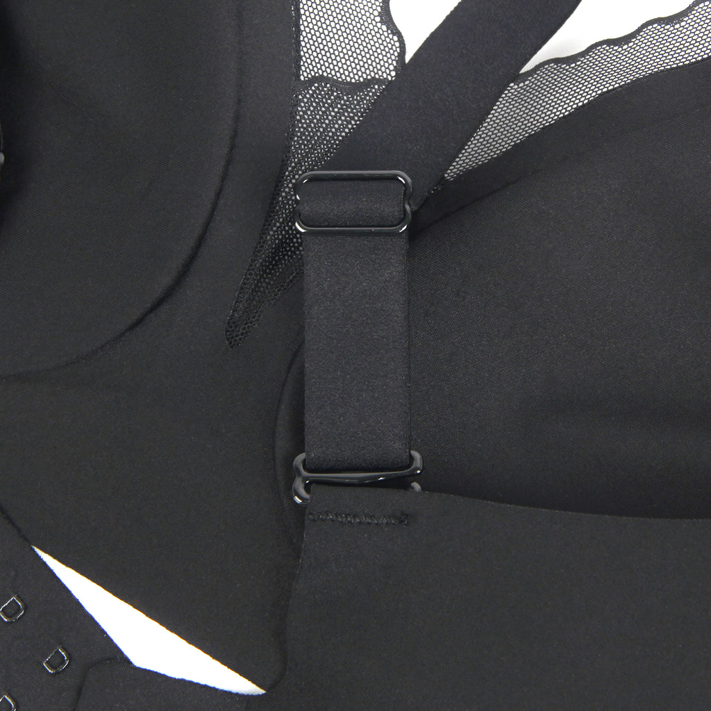 Sexy Crossover Mesh Jelly Stripe Soft Support Seamless Bra Egypt