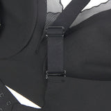 Sexy Crossover Mesh Jelly Stripe Soft Support Seamless Bra Egypt