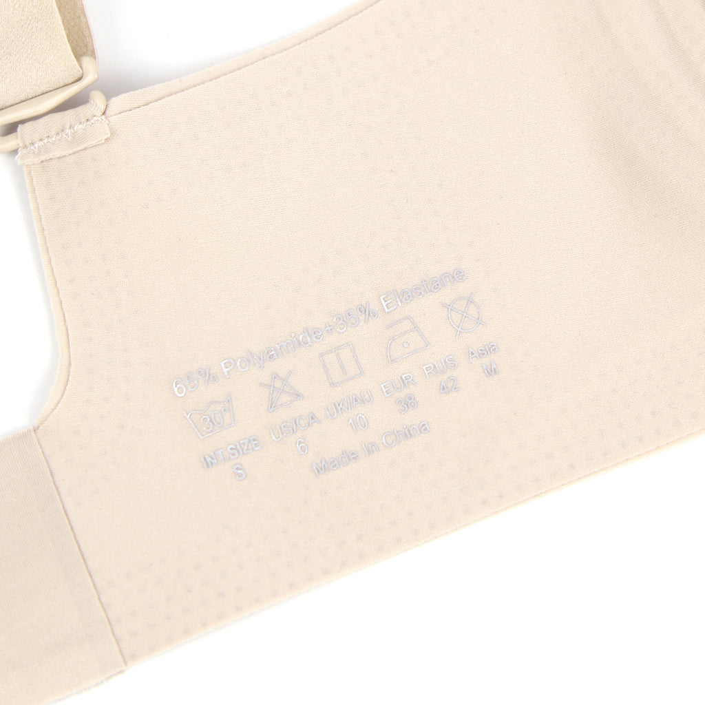 Sexy Crossover Mesh Jelly Stripe Soft Support Seamless Bra Egypt